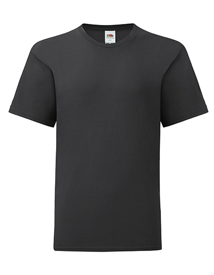 Fruit of the Loom - Kids´ Iconic T - Black
