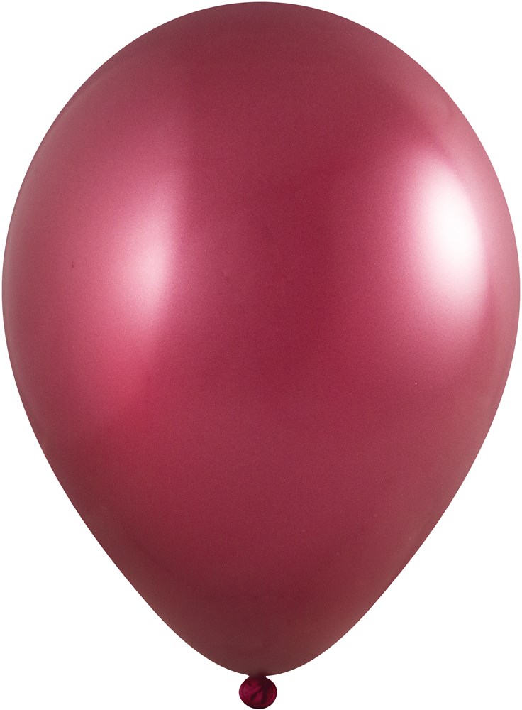 Ballonnen onbedrukt 85/95 cm - Ø 33 cm - 11 inch - Burgundy Metallic (2441) (± PMS 209)