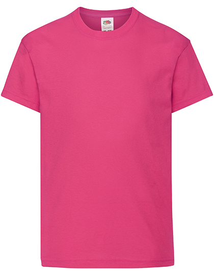 Fruit of the Loom - Kids´ Original T - Fuchsia