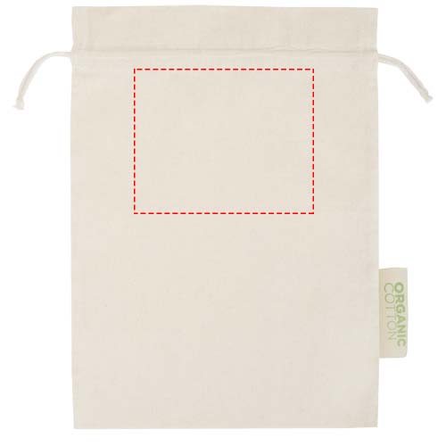Odisha 140 g/m² OCS biologisch katoenen geschenktas – 42 x 30 cm