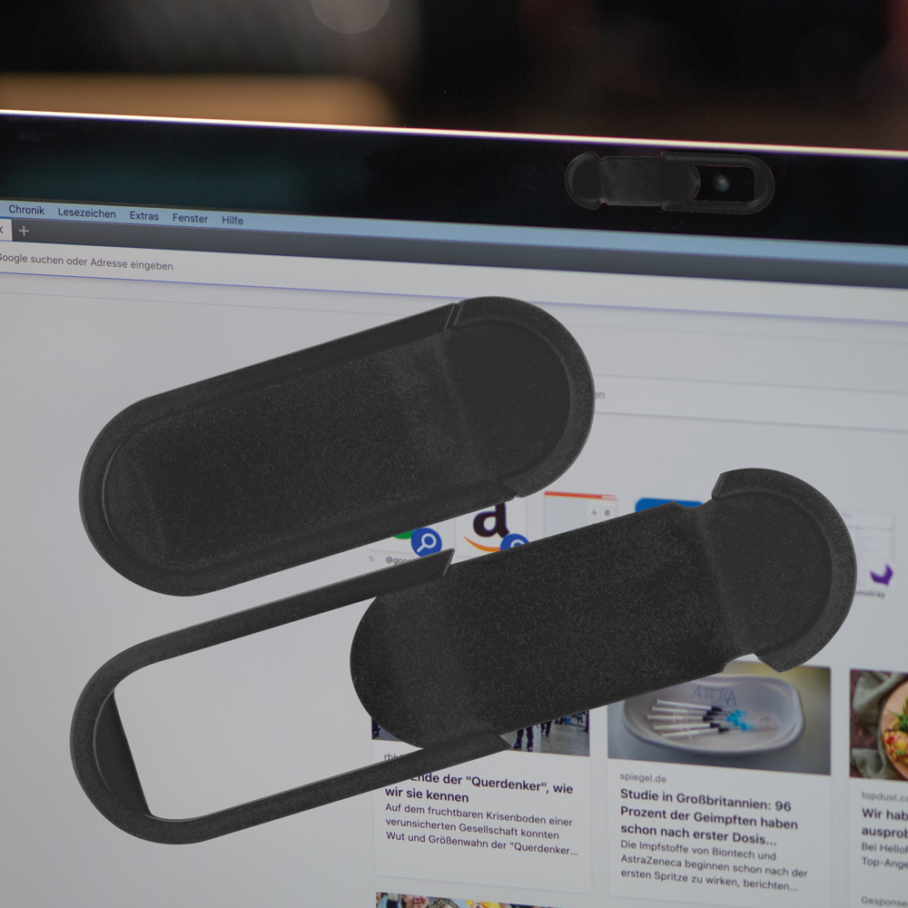 Webcam-cover - Zwart