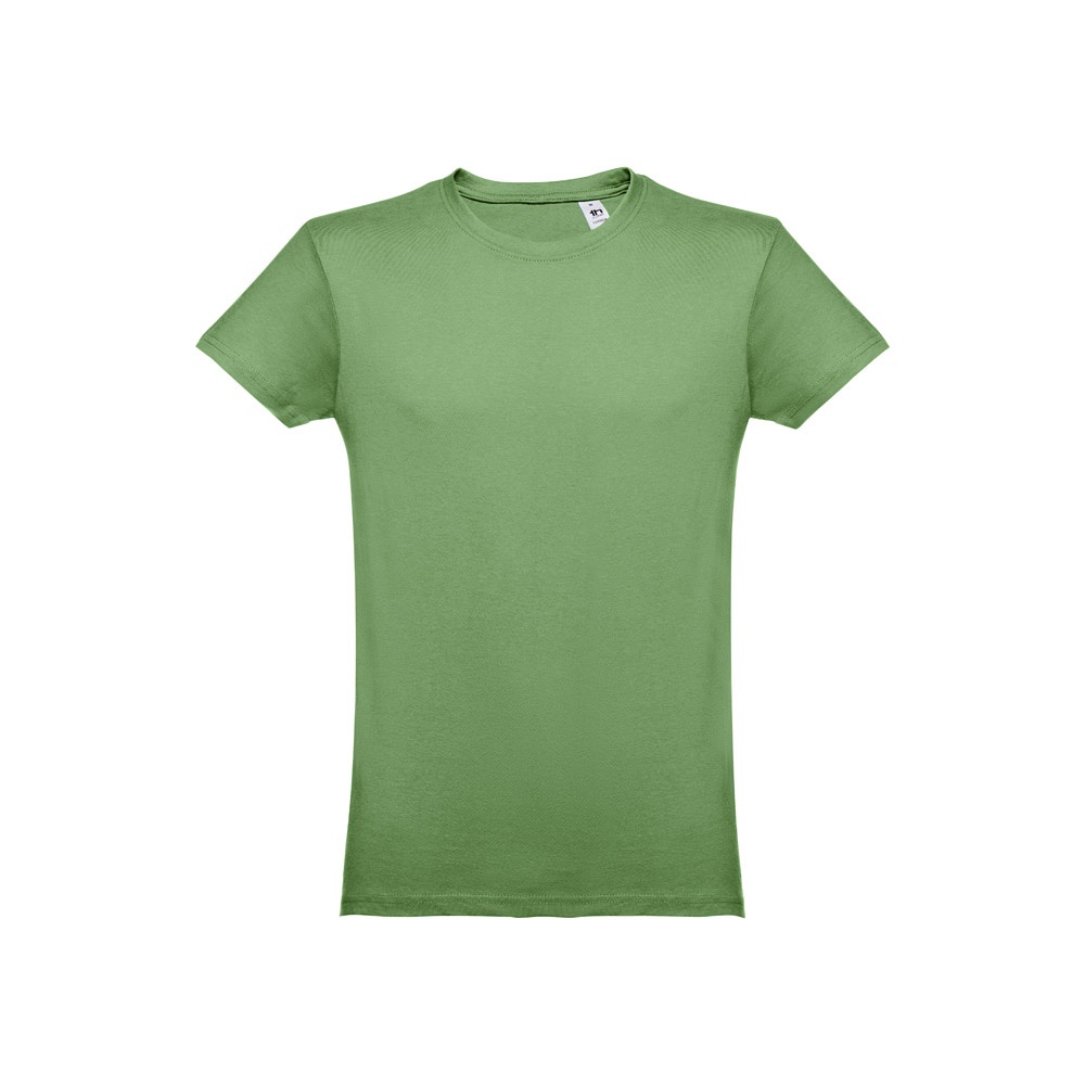 THC LUANDA. Heren-T-shirt in tubekatoen - Groene Jade