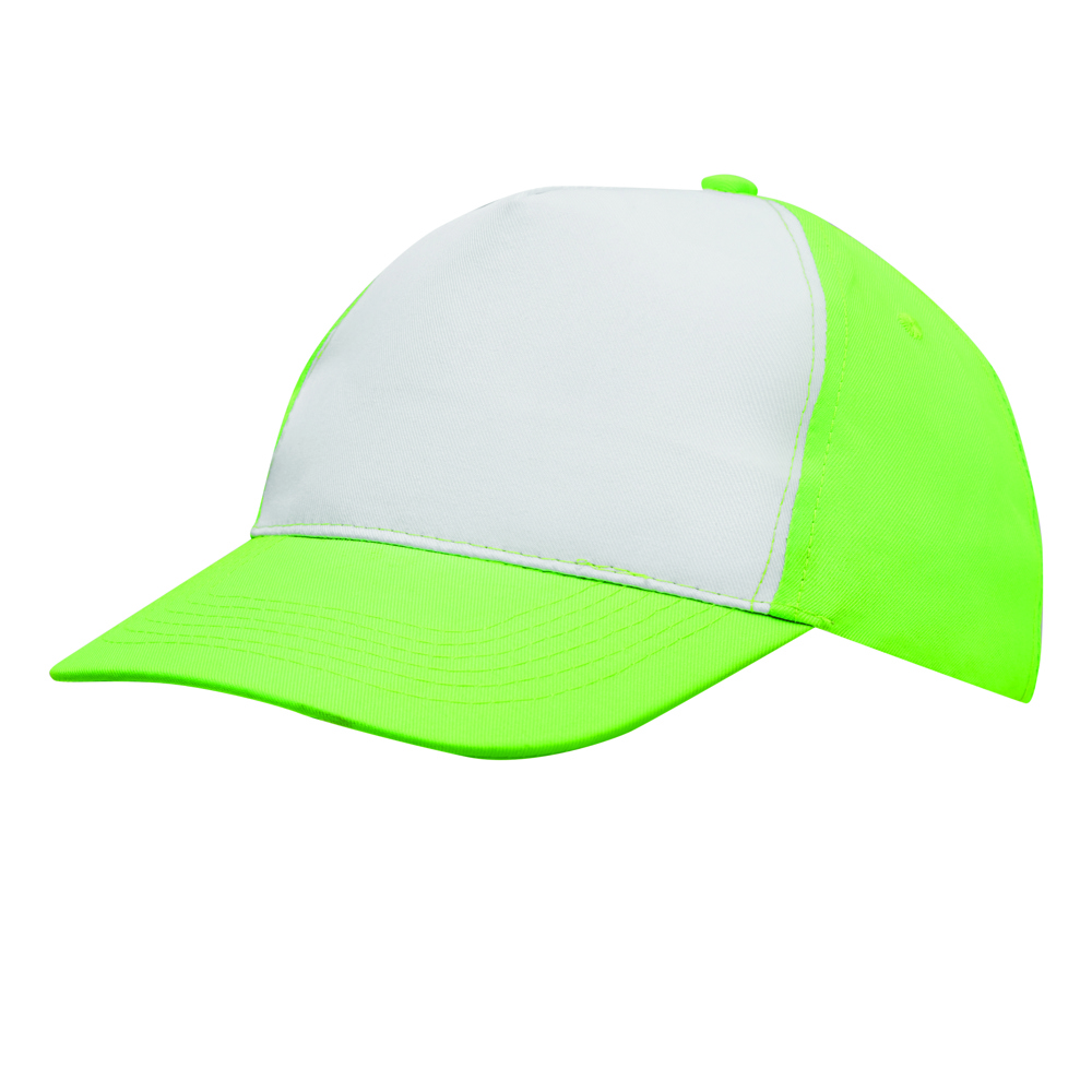 SHINY - 5-panel cap - groen, wit