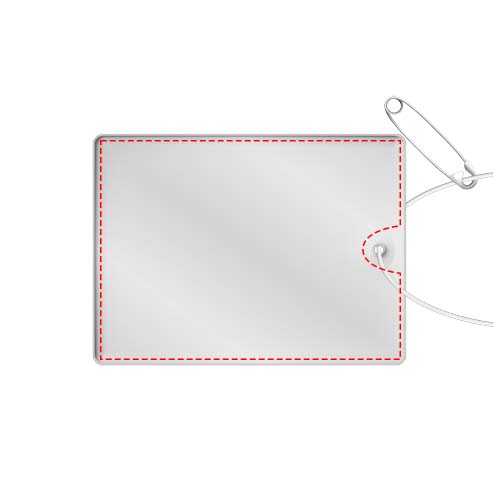 RFX™ H-12 rechthoekige lichtgewicht reflecterende PVC hanger, groot