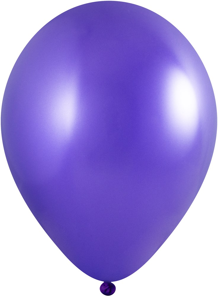 Ballonnen onbedrukt 85/95 cm - Ø 33 cm - 11 inch - Paars Metallic (2470) (± PMS 268)