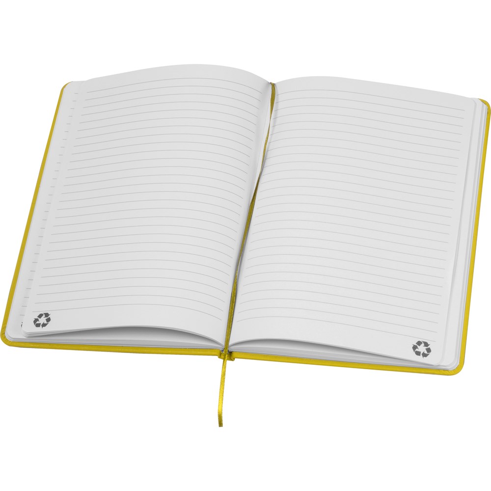 A5 notitieboekje van gerecycled papier