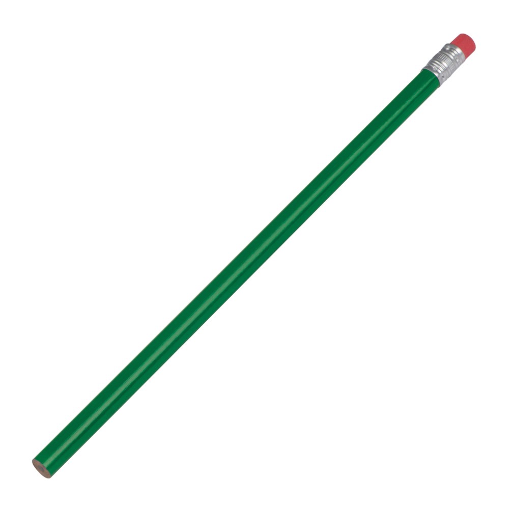 Potlood met gum - groen