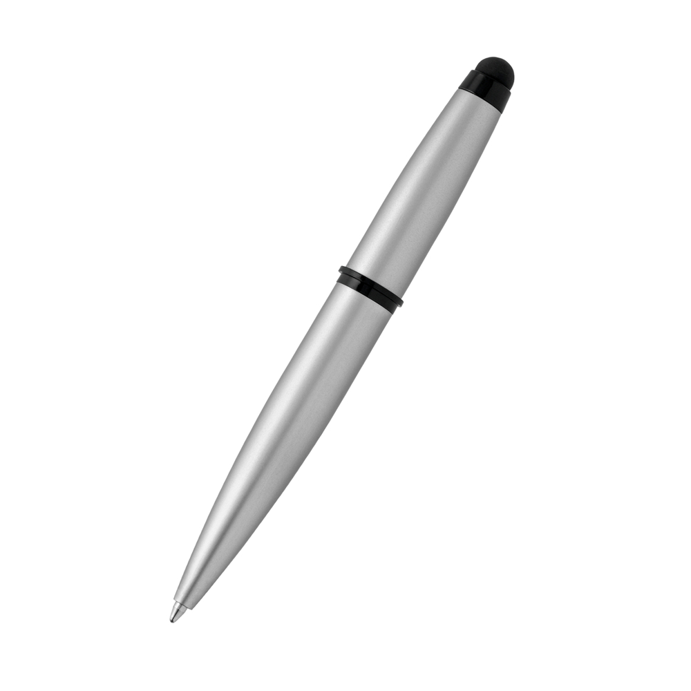 2-in-1 balpen CLIC CLAC-TORNIO - zilver / zilver