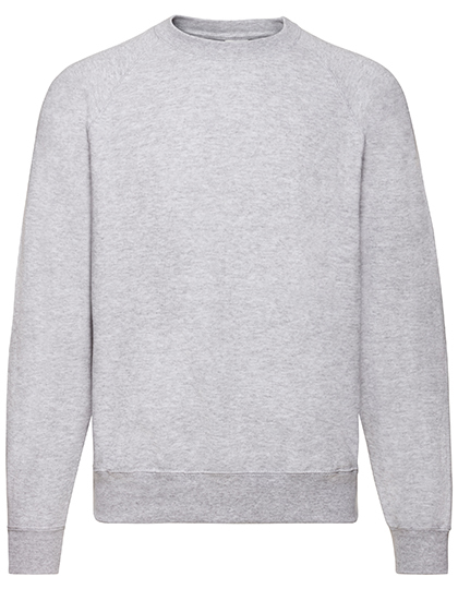 Fruit of the Loom - Classic Raglan Sweat - Heather Grey