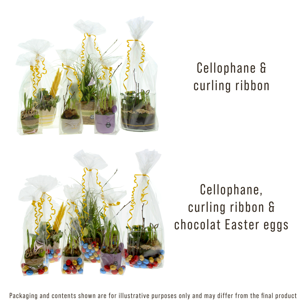 Easter braided ceramic small - Narcis, Zonder verpakking