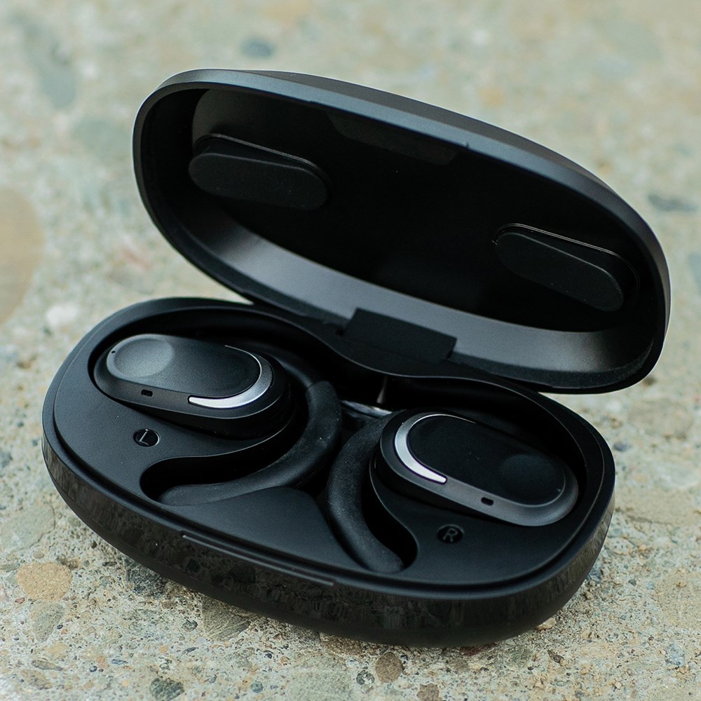 Aerotunes Oorknoppen Gerecycled ABS 750 mAh - Zwart