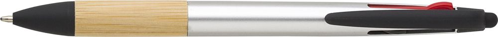 ABS 3-kleuren inkt balpen Malachi - zilver