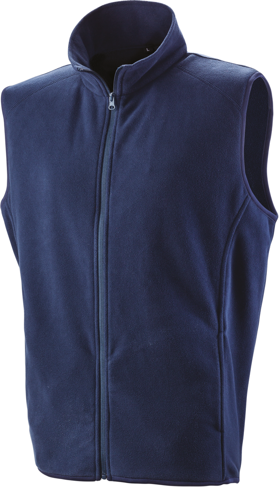 R116X - Micro fleece gilet - navy