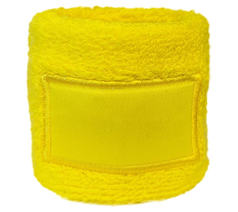 Polsband met label - Geel (PMS 101c) / Geel