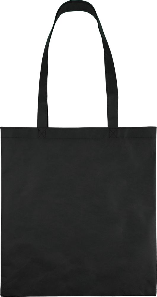 Non-woven (80 gsm) draagtas Taye - Zwart