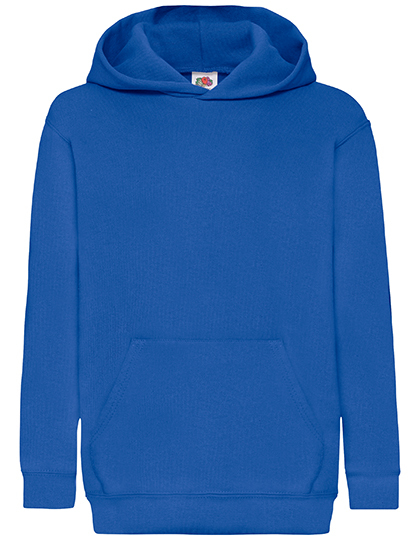 Fruit of the Loom - Kids´ Classic Hooded Sweat - Royal Blue