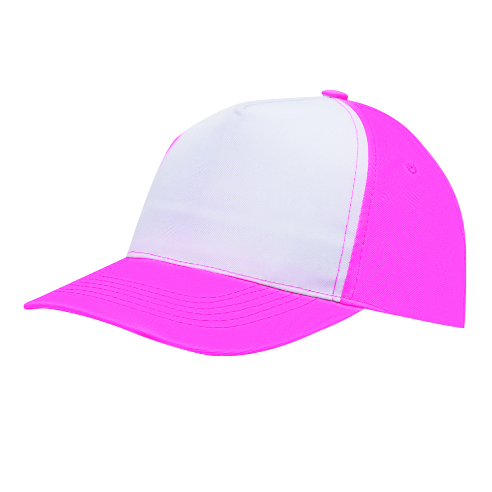 SHINY - 5-panel cap - pink, wit
