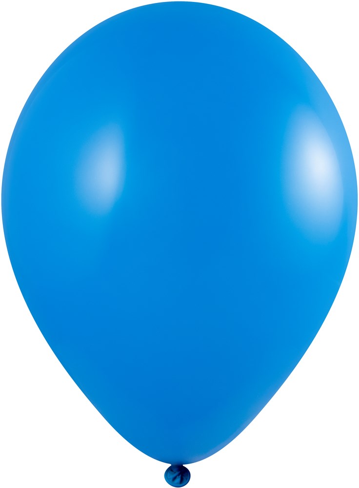 Ballonnen onbedrukt 85/95 cm - Ø 33 cm - 11 inch - Midden blauw (1150) Pastel (± PMS 3005)