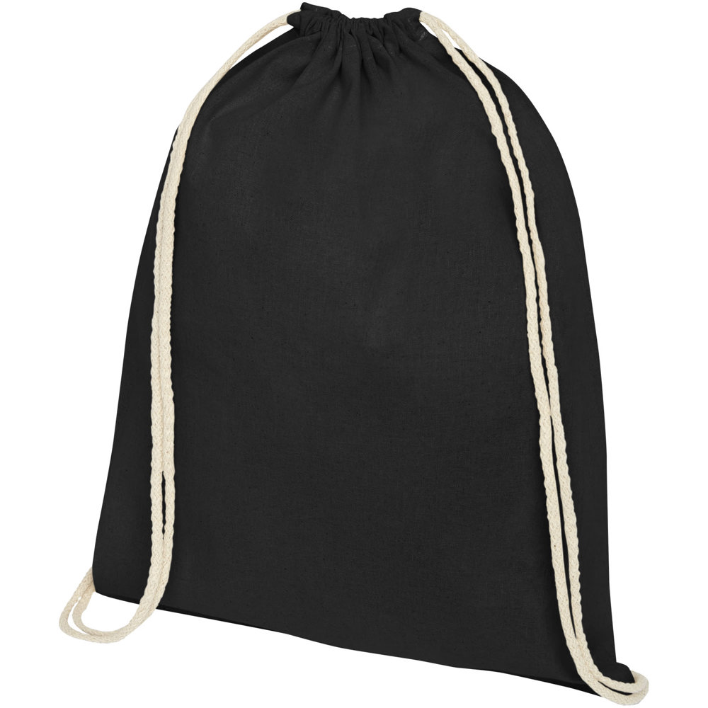Oregon premium 100 g/m² katoenen rugzak 5L - Zwart