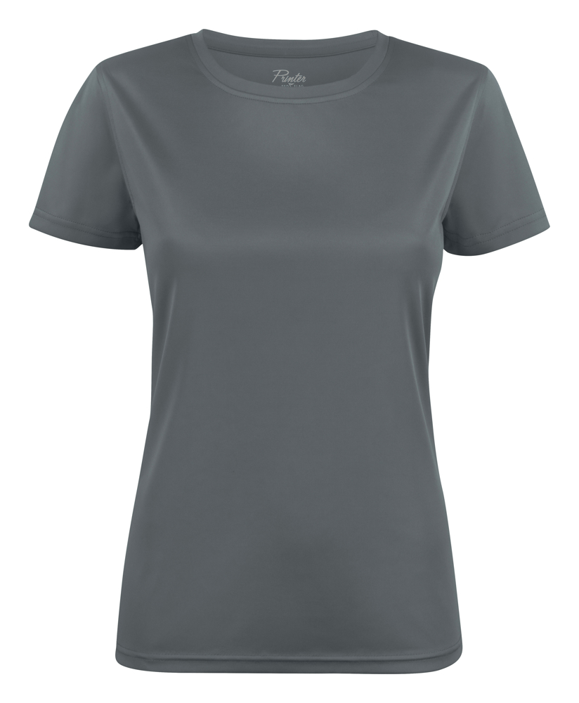 Run T-Shirt Dames - Metaalgrijs