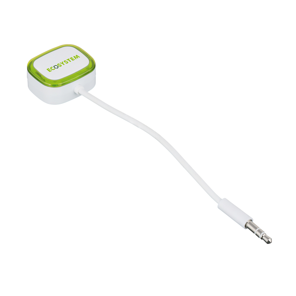 Audio splitter COLLECTION 500 - wit, lichtgroen / lichtgroen