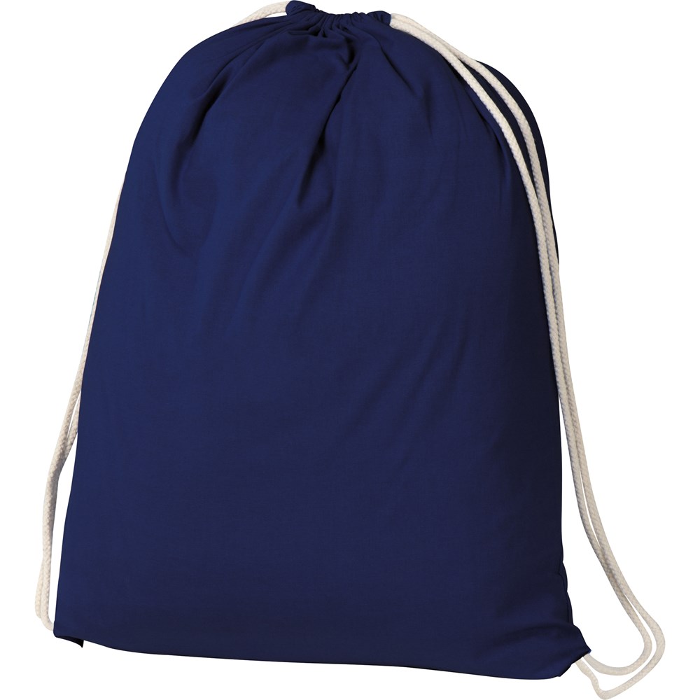 Gymtas van katoen - donkerblauw