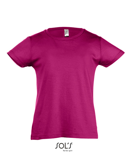 SOL´S - Kids´ T-Shirt Girlie Cherry - Fuchsia