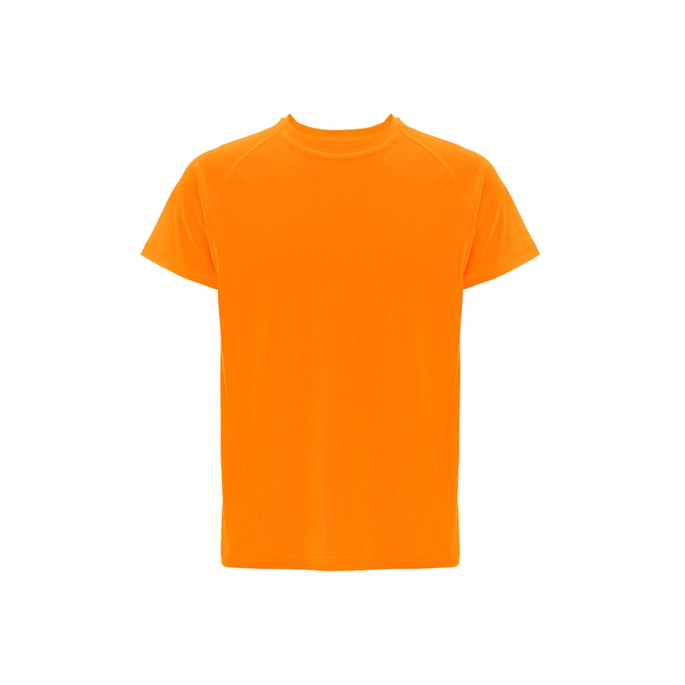 THC MOVE. Technisch T-shirt met korte mouwen in polyester - Hexachrome oranje