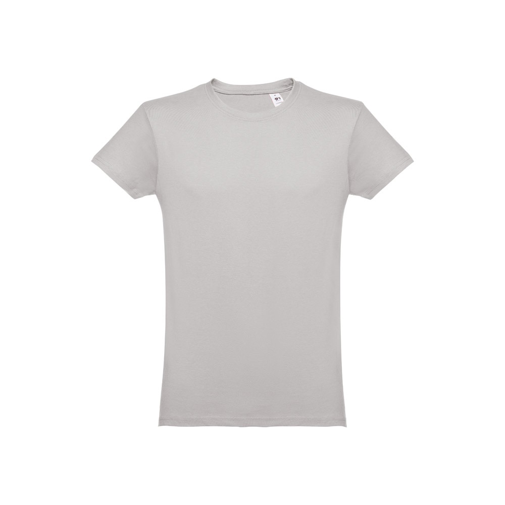 THC LUANDA. Heren-T-shirt in tubekatoen - Licht grijs