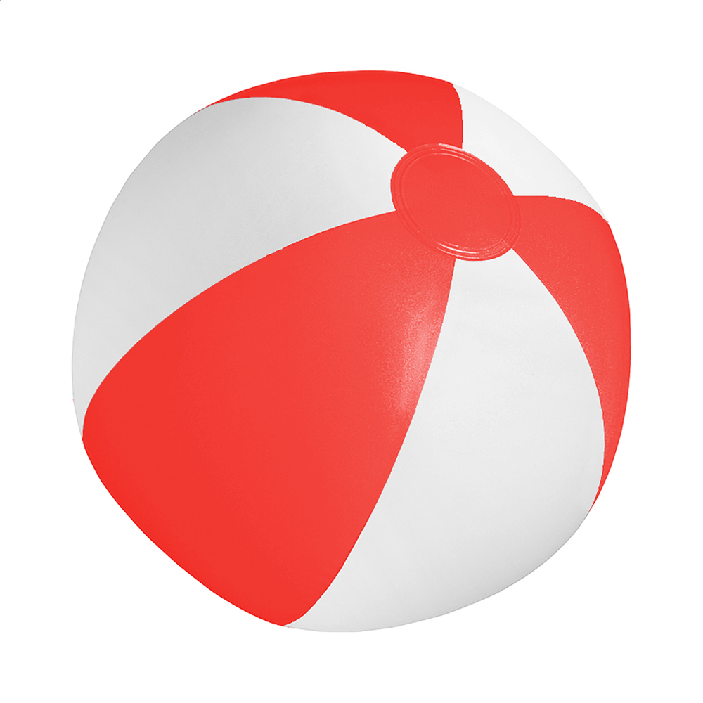 Playo - strandbal (ø28 cm) - rood/wit