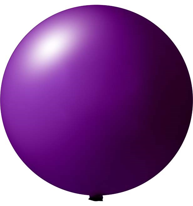 Reuzenballonnen onbedrukt Ø 80 cm - Paars (4475) Pastel (± PMS 2627)