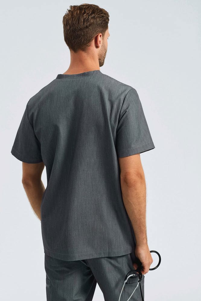 NN200 - Stretch tuniek met korte mouwen voor heren