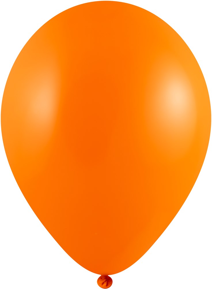 Ballonnen onbedrukt 85/95 cm - Ø 33 cm - 11 inch - Oranje (1120) Pastel (± PMS 1585)