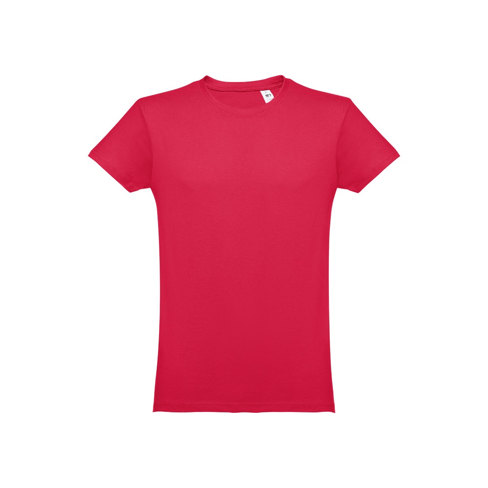 THC LUANDA. Heren-T-shirt in tubekatoen - Rood