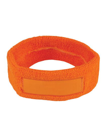 L-merch - Head Sweatband With Label - Orange