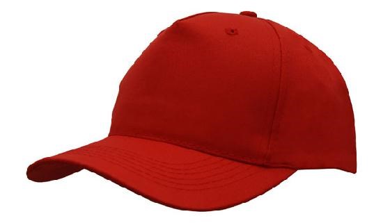 Ademende Poly Twill - 5 Paneel pet (4011) - Rood