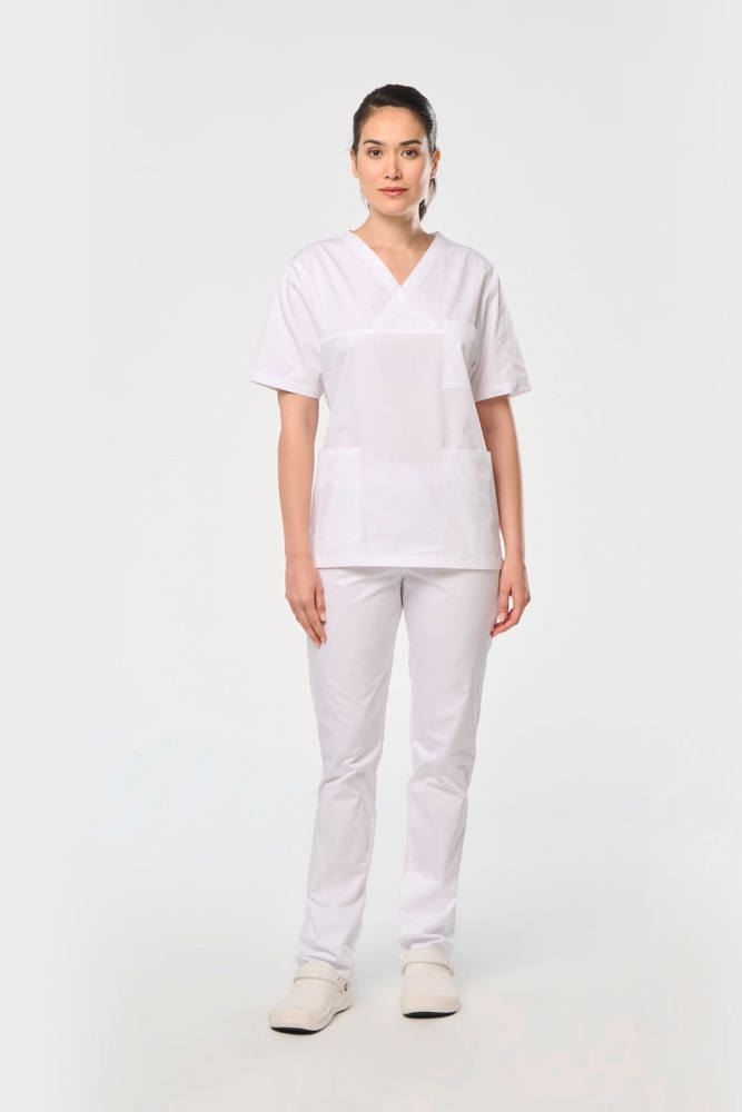 WK504X - Katoenen unisex tuniek met korte mouwen