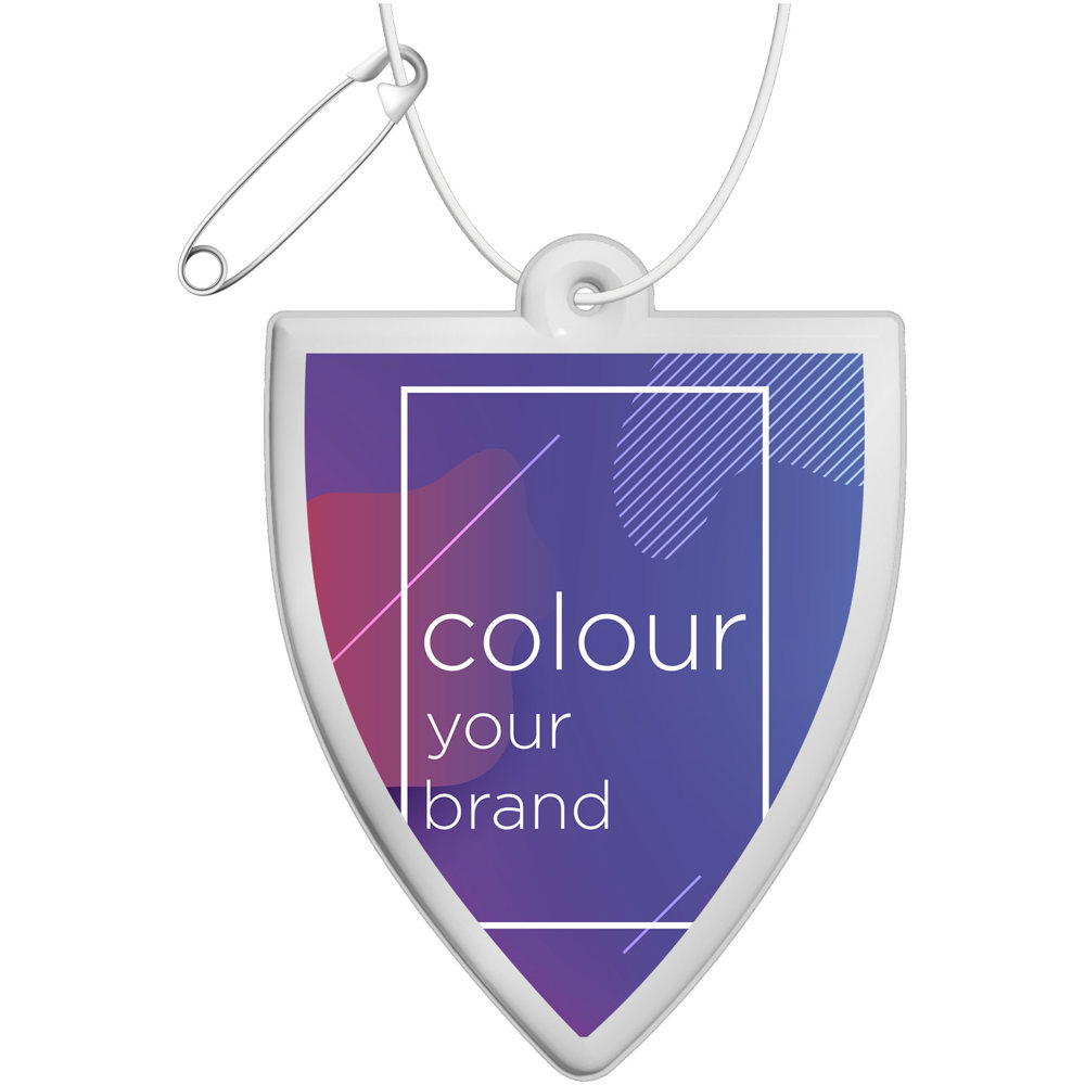 RFX™ H-12 reflecterende pvc hanger met badge