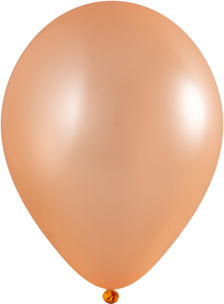 Ballonnen onbedrukt 85/95 cm - Ø 33 cm - 11 inch - Licht oranje Metallic (2620) (± PMS 2022)