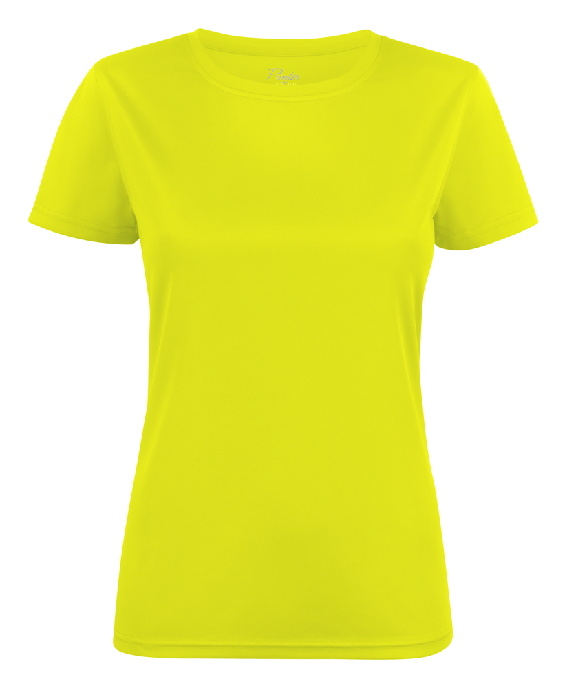 Run T-Shirt Dames - Neon Geel