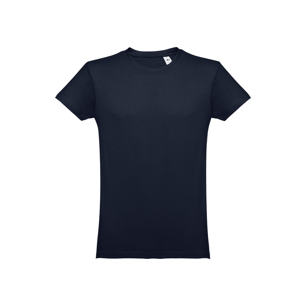 THC LUANDA. Heren-T-shirt in tubekatoen - Eclipse blauw