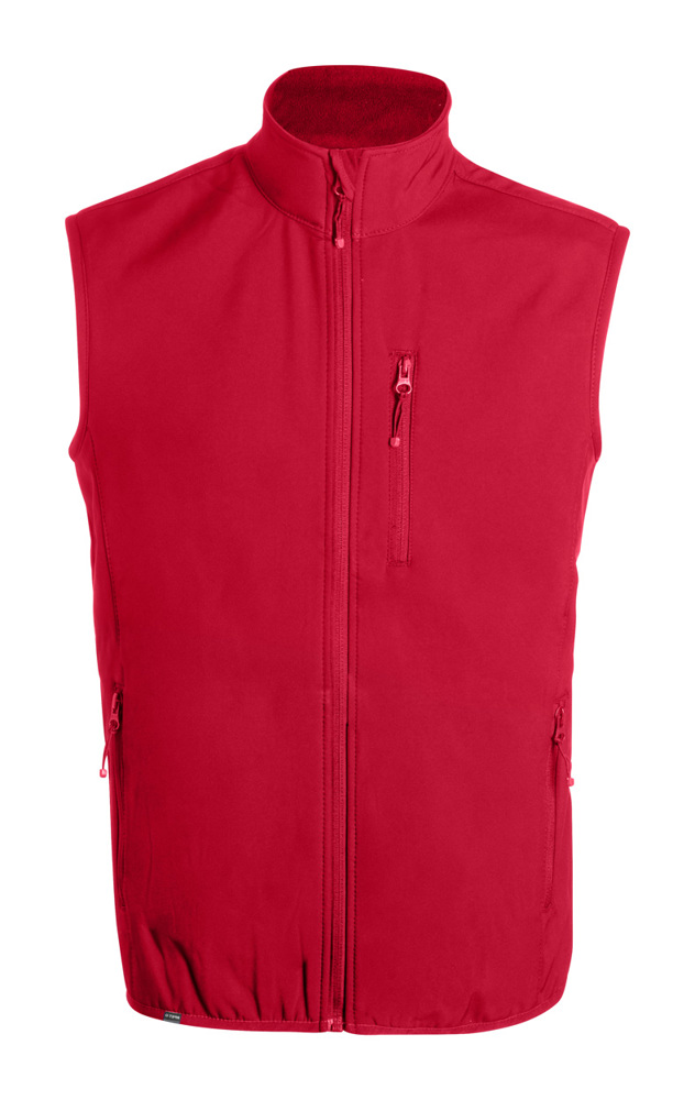 Shelles - RPET softshell vest - Rood