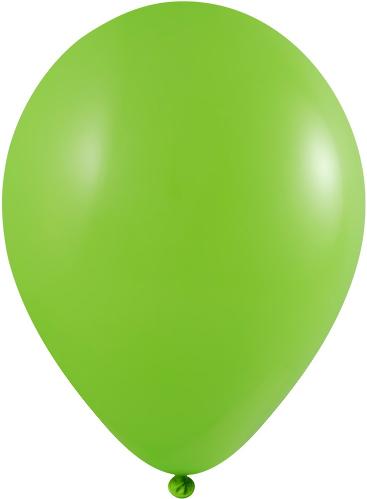 Ballonnen onbedrukt 85/95 cm - Ø 33 cm - 11 inch - Midden groen (1061) Pastel (± PMS 367)