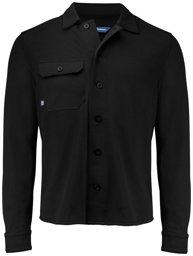 Cutter & Buck - Advantage Leisure Shirt Heren Zwart L