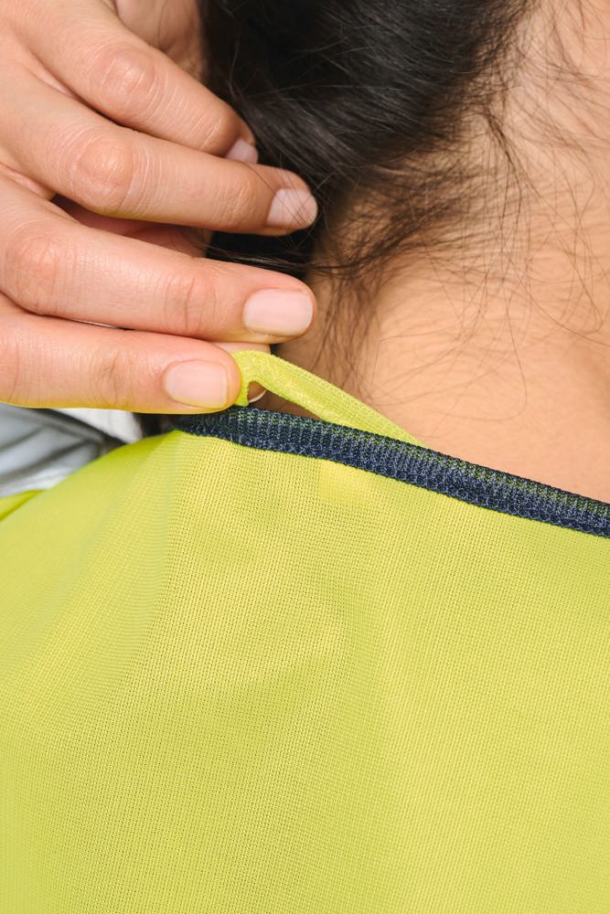 WK618 - Gerecycled HI-VIZ VEILIGHEIDSHESJE met rits