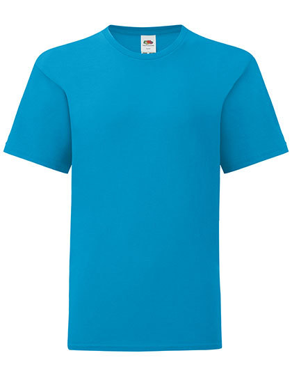 Fruit of the Loom - Kids´ Iconic T - Azure Blue