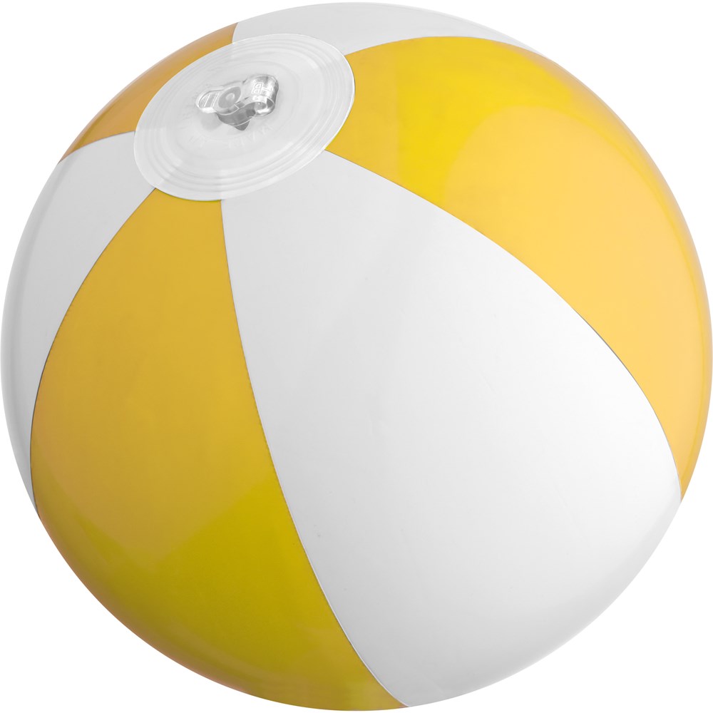 Bicolor mini strandbal - Geel