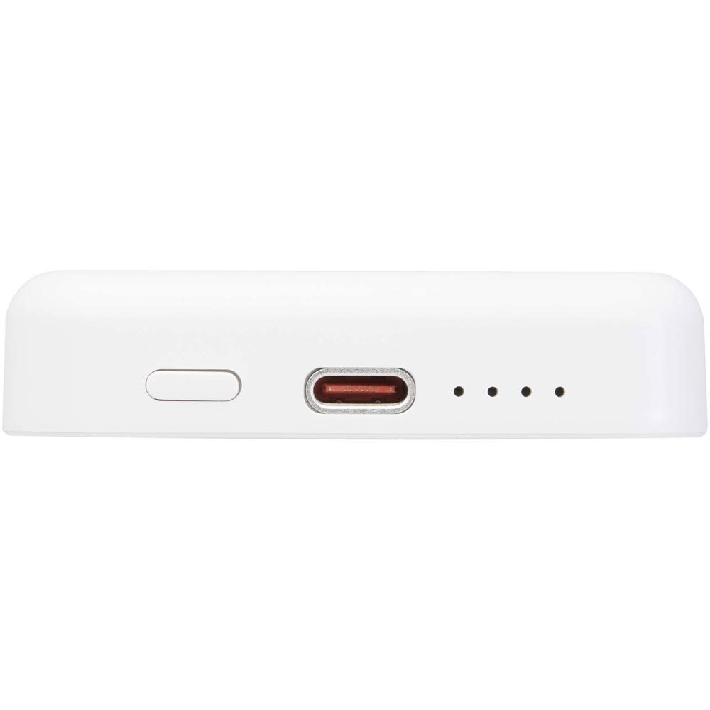 Acrab magnetische draadloze powerbank van 5000 mAh 15 W met 20 W PD van gerecycled plastic