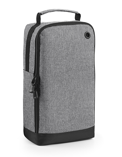 BagBase - Athleisure Sports Shoe / Accessory Bag - Grey Marl