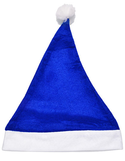 L-merch - Christmas Hat - Royal Blue, White